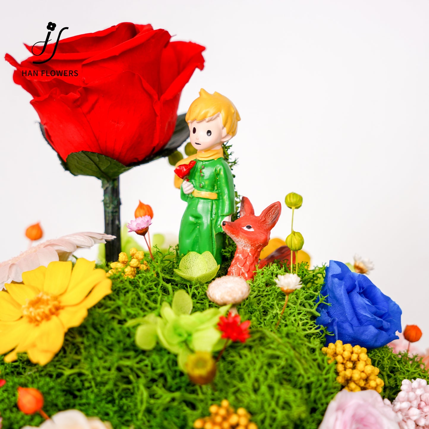永生花 小王子抱抱桶