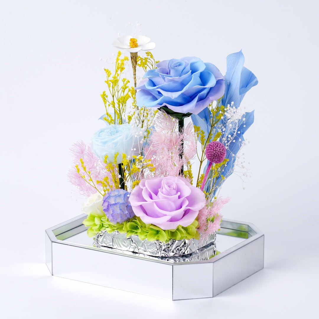 永生花亞克力花盒 (Preserved Flower Box) | 時尚典雅系列