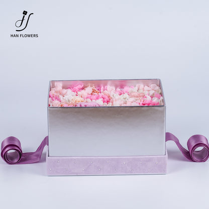 永生花 紫陌凝香花盒