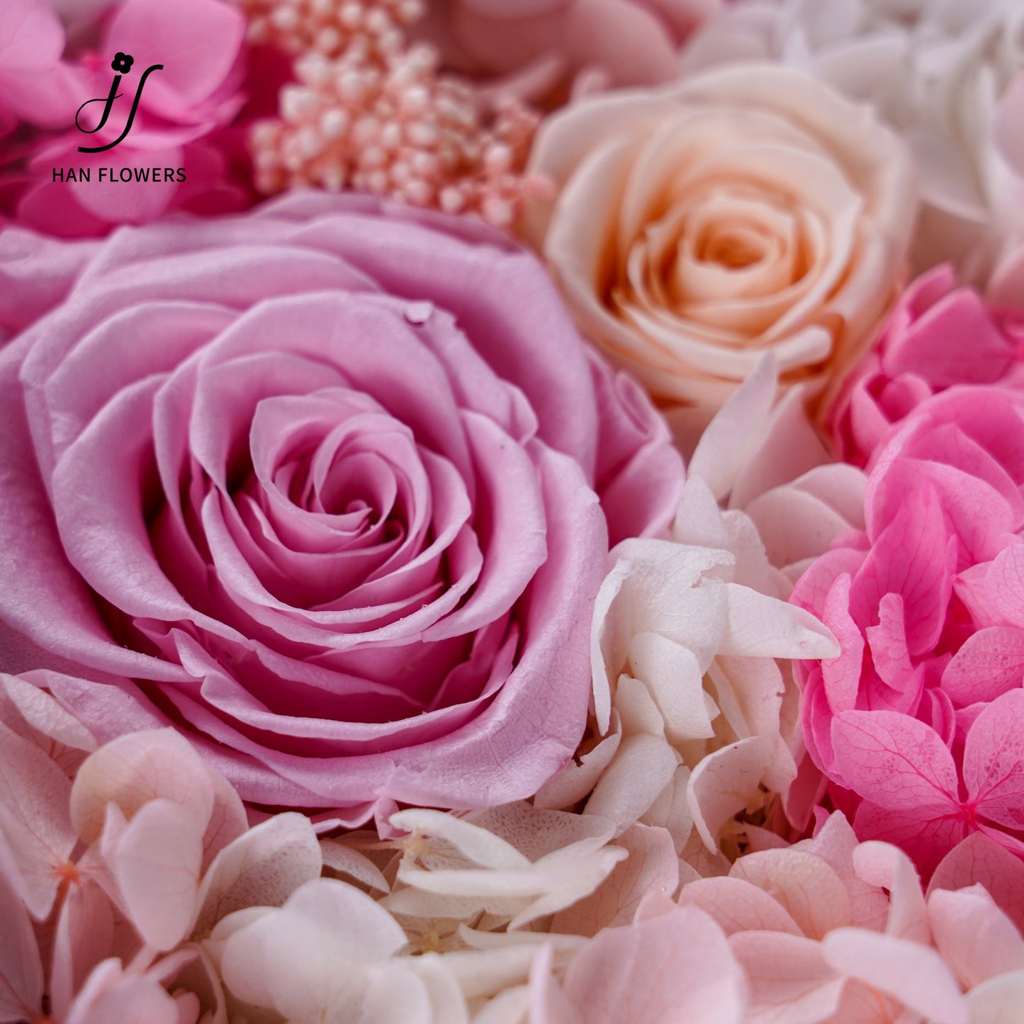 永生花 紫陌凝香花盒