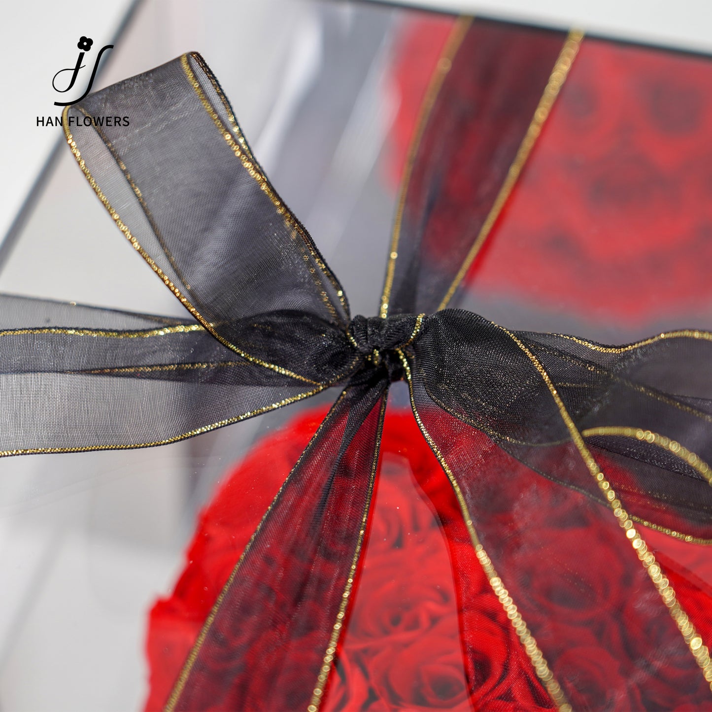 永生花 愛心鏡面花盒