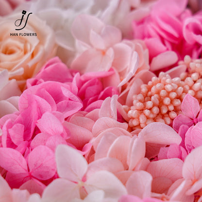 永生花 紫陌凝香花盒