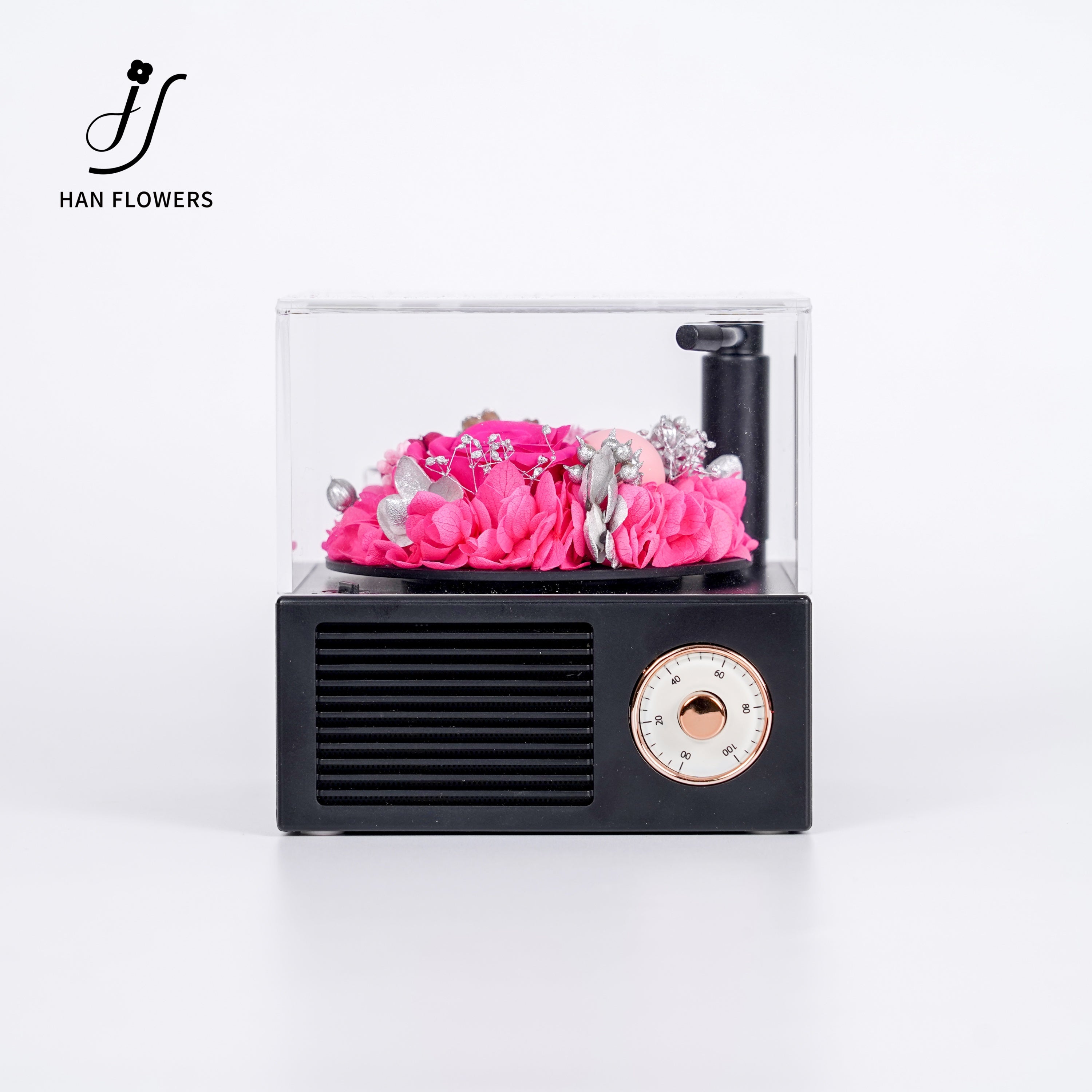 永生花留聲機(Preserved Flower Phonograph) | HAN FLOWERS