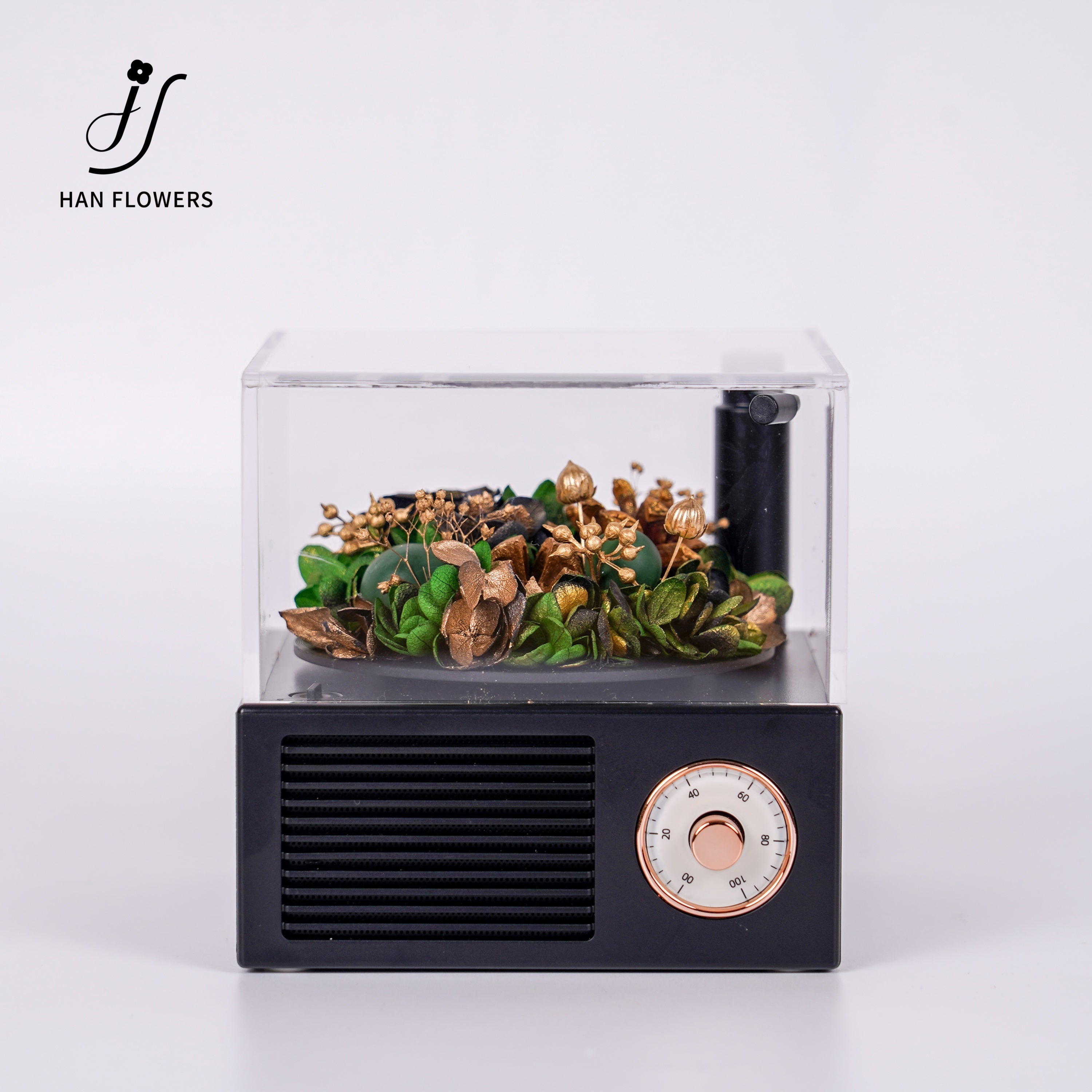 永生花留聲機(Preserved Flower Phonograph) | HAN FLOWERS