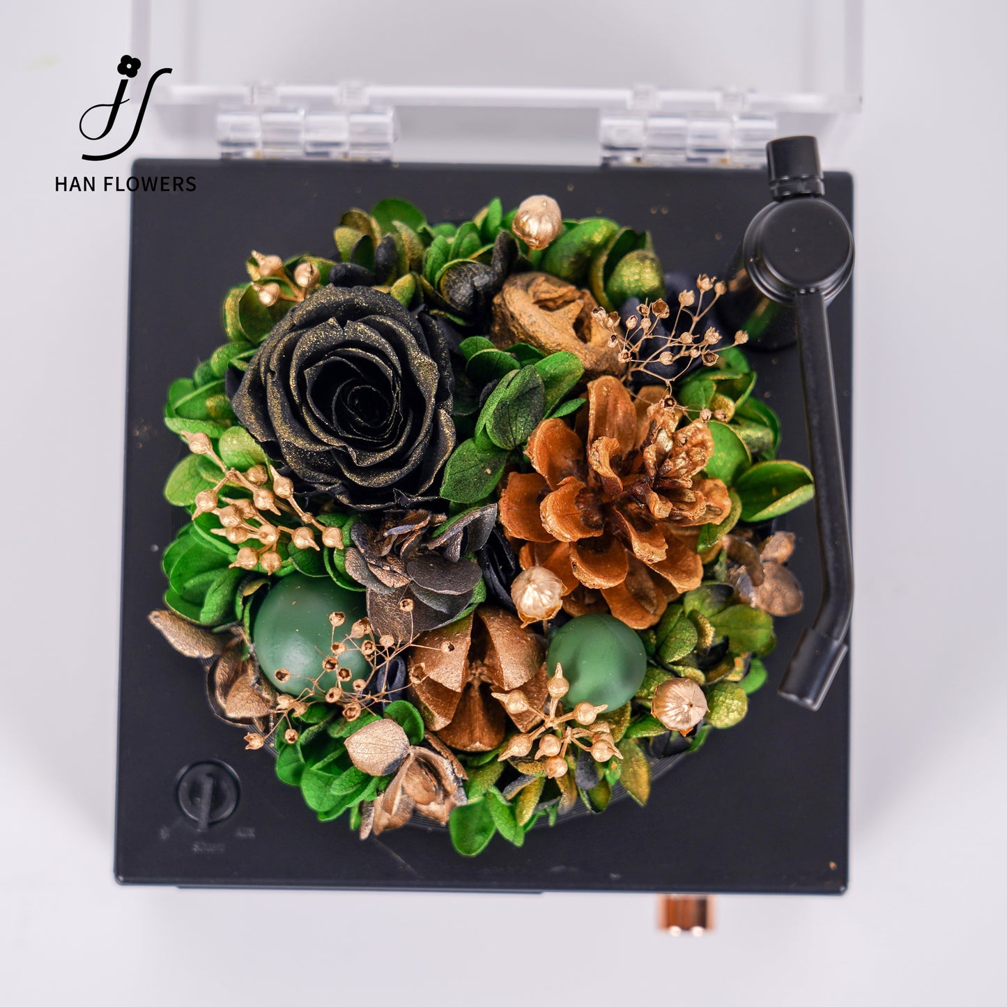 創意聖誕留聲機(綠)