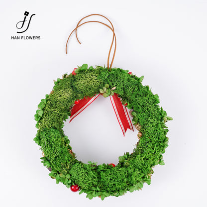 經典聖誕風花環