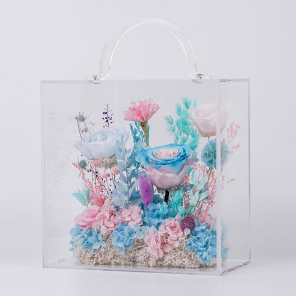 海洋之歌・攜海而行 (Ocean Companion)｜粉藍花園手提花盒