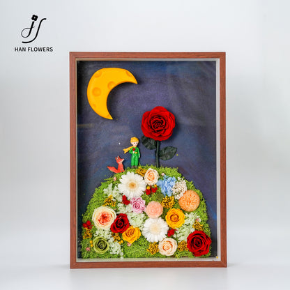 永生花 小王子相框