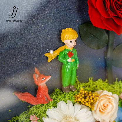 永生花 小王子相框