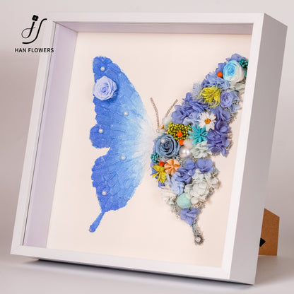 永生花 蝴蝶相框