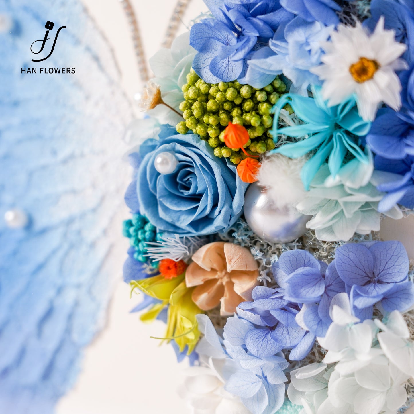 永生花 蝴蝶相框