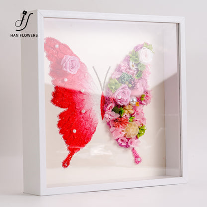 永生花 蝴蝶相框