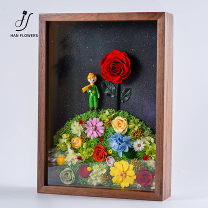 永生花 小王子相框