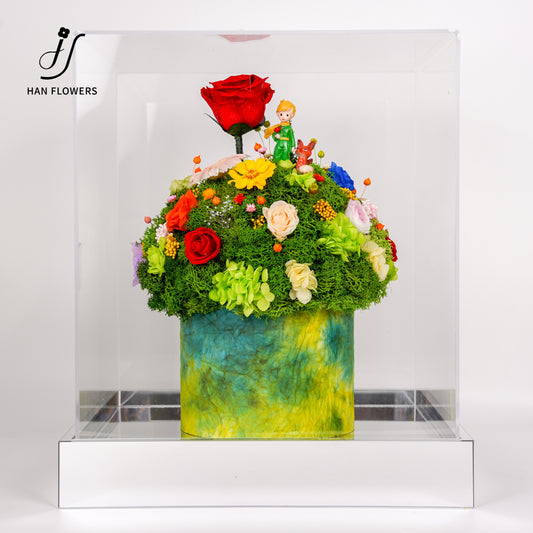 永生花 小王子抱抱桶