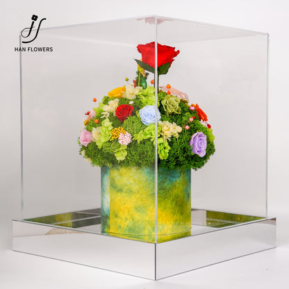 永生花 小王子抱抱桶