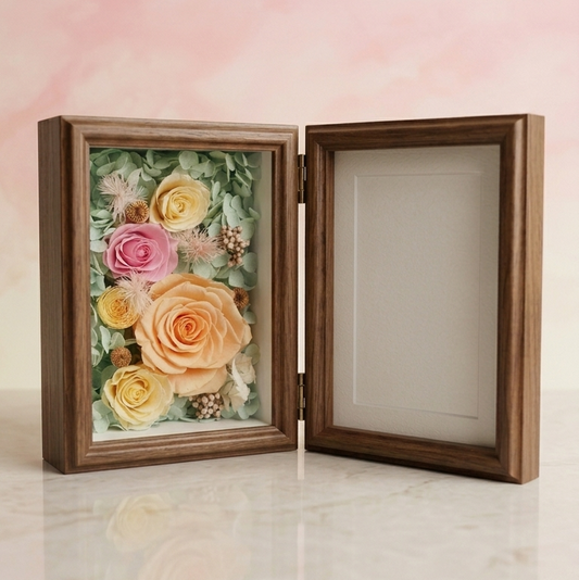 Preserved Flower Workshop | Bloom Box | 對開式雙頁保鮮花相框